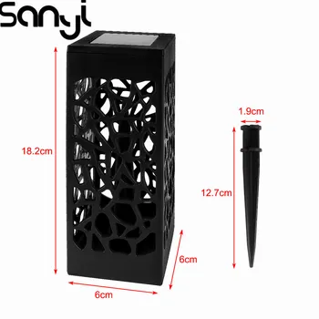 

4PCS/LOT Solar Lawn Light Waterproof Light For Yard Garden Path Solar Plug Light High Quality Solar Lawn Light Warm White/White