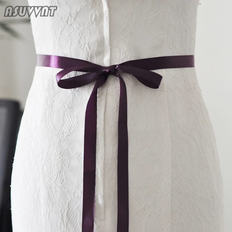Fashion Women Crystal Belt Gold Sash For Dress Rhinestone Bridal Belt Sashes For Bridesmaid Cocktail Dresses Belt For Dress Up - Цвет: purple