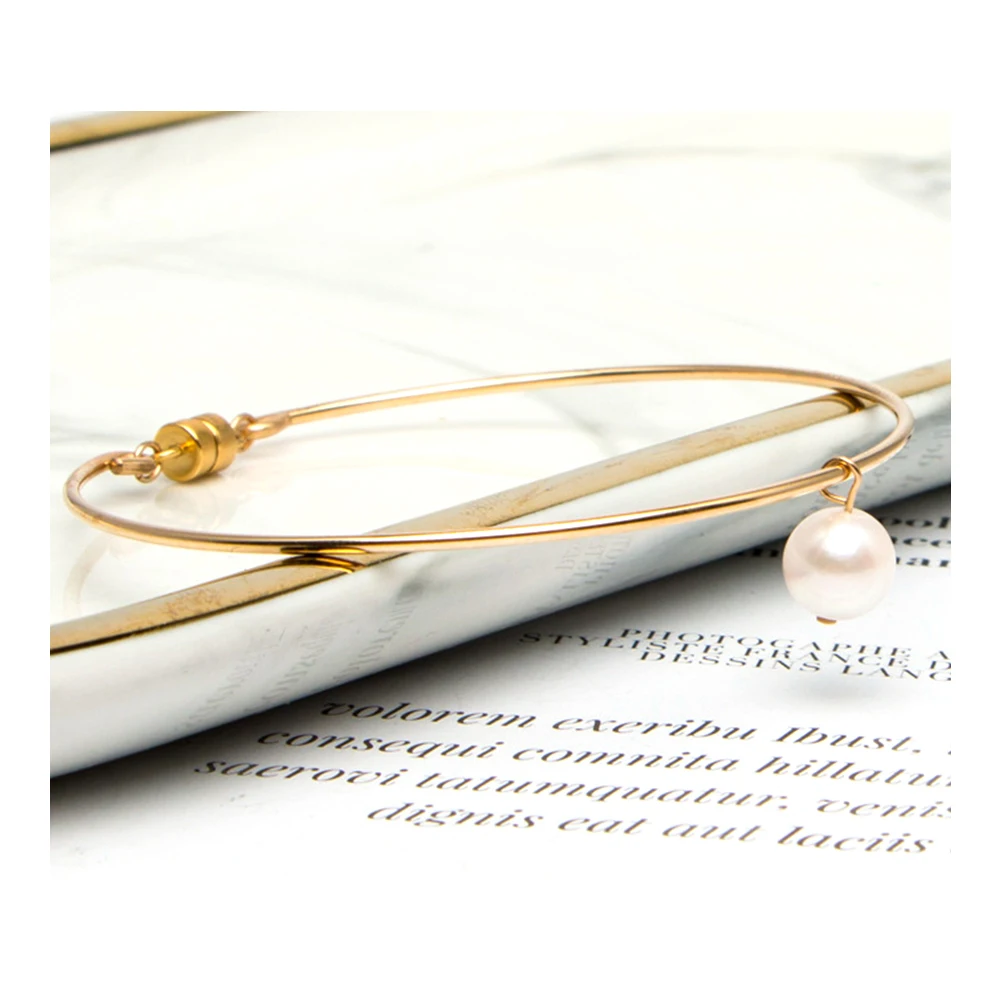 

Beadsnice Light Luxury Pearl Bracelet Round Vintage Love Designer Genuine Silver Bracelet For Women ID 41055