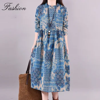 

Fat Mm WOMEN'S Dress Spring New Style Printed Dress 2020 Beach Dress Holiday Large Size Dress