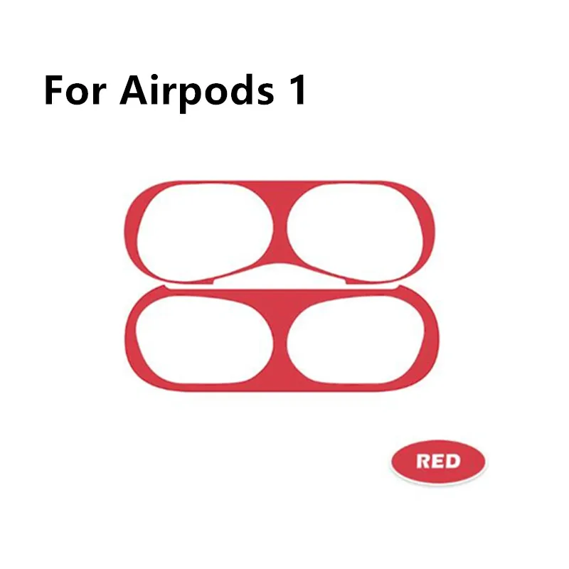 For Airpods 1 Для Airpods Pro 2 Чехол с металлической защитой от пыли беспроводные наушники защита от пыли для Air pods 2 pro 3 1 Eirpods Airpots кожа autocolantes - Цвет: For Airpods 1