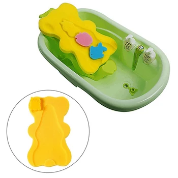 

Baby Infant Soft Bath Sponge Seat Cute Anti-Slip Foam Pad Mat Body Support Safety Kids Cushion Sponge Bathroom