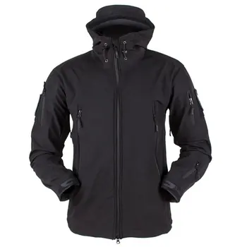 

Outdoor Soft Shell Fleece Men And Women Windproof Waterproof Breathable Warm Three-In-One Coat Shark Leather Jacket