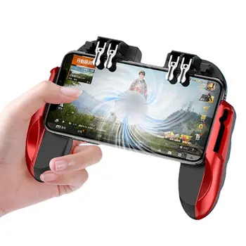 

H9 Six Fingers Mobile Phone Cooling Fan Game Controller Joystick Gamepad Handle for Cellphones