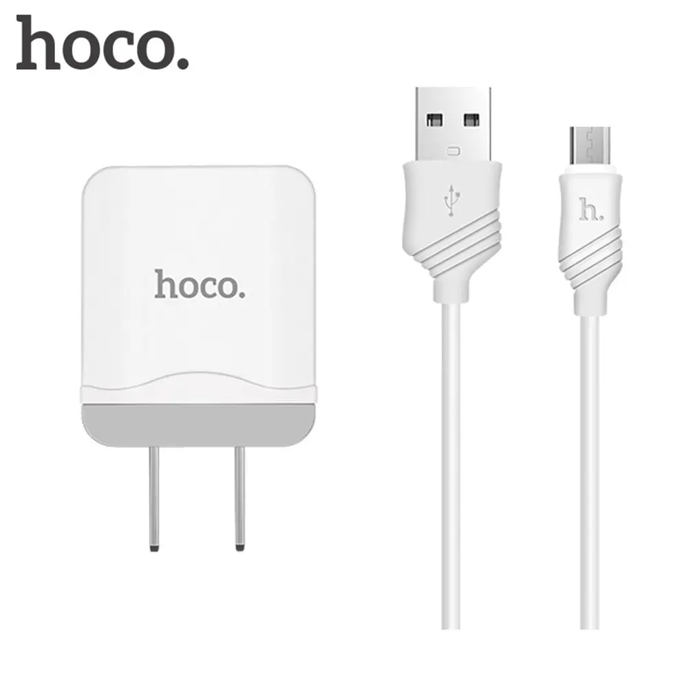 HOCO 5 в 2,4 A Универсальное USB зарядное устройство интеллектуальное настенное зарядное устройство штепсельная вилка США портативный дорожный адаптер для зарядного устройства C22 для смартфона