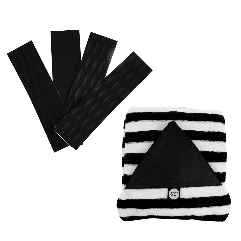 6' чехол для серфинга с коротким бортом Funboard Sock Bag Защитная крышка+ 4x тяговые накладки