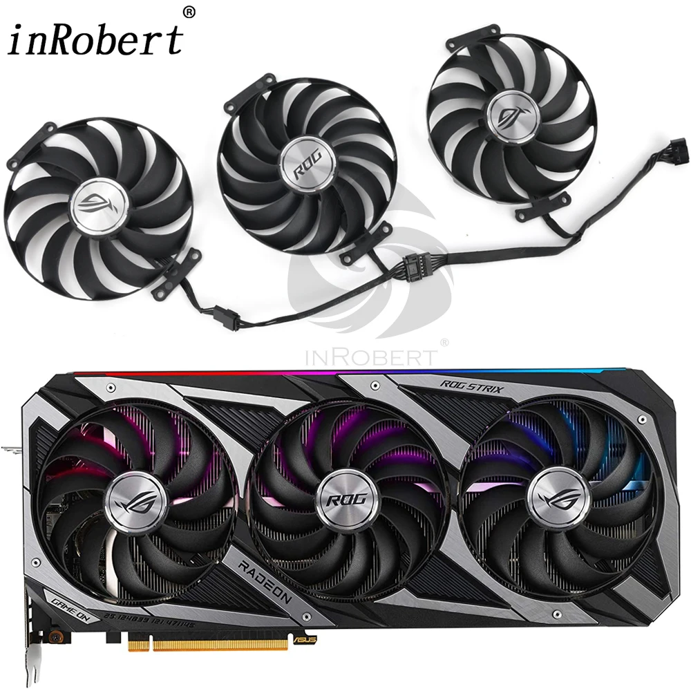 Сменный вентилятор для видеокарты ASUS ROG STRIX RTX 3070 3080 Ti 3090 игровой кулер