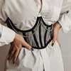 Sexy Corset Underbust Women Gothic Corset Top Curve Shaper Modeling Strap Slimming Waist Belt Chain Lace Corsets Bustiers ► Photo 1/6