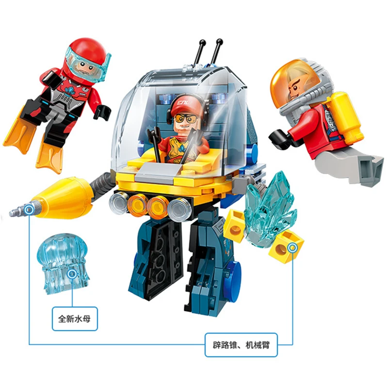 ENLIGHTEN-Diving-Spar-Team-Mining-Drilling-Machine-Boat-Building-Blocks-Sets-Bricks-Model-Kids-Toys-Compatible (1)