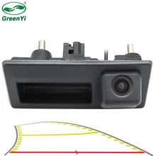 Trajetória dinâmica do veículo linha de estacionamento reverso carro backup tronco lidar com câmera para vw skoda jetta polo passat golf audi a3 a4 a6
