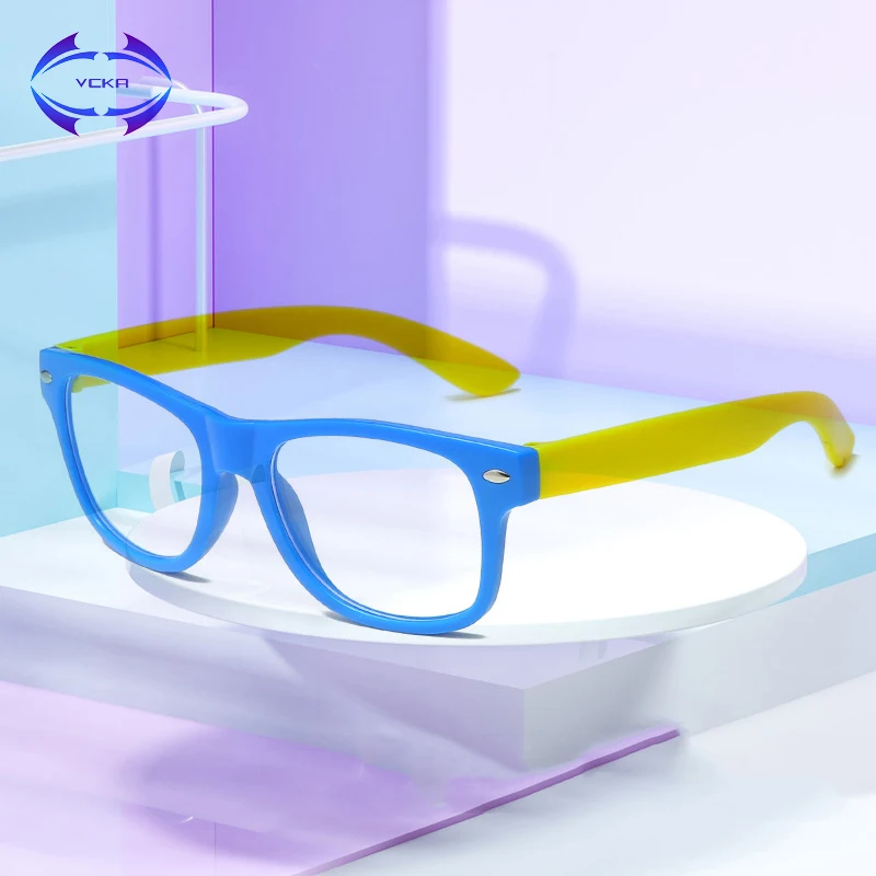 Новые детские очки VCKA с защитой от синего света силиконовые брендовые Детские