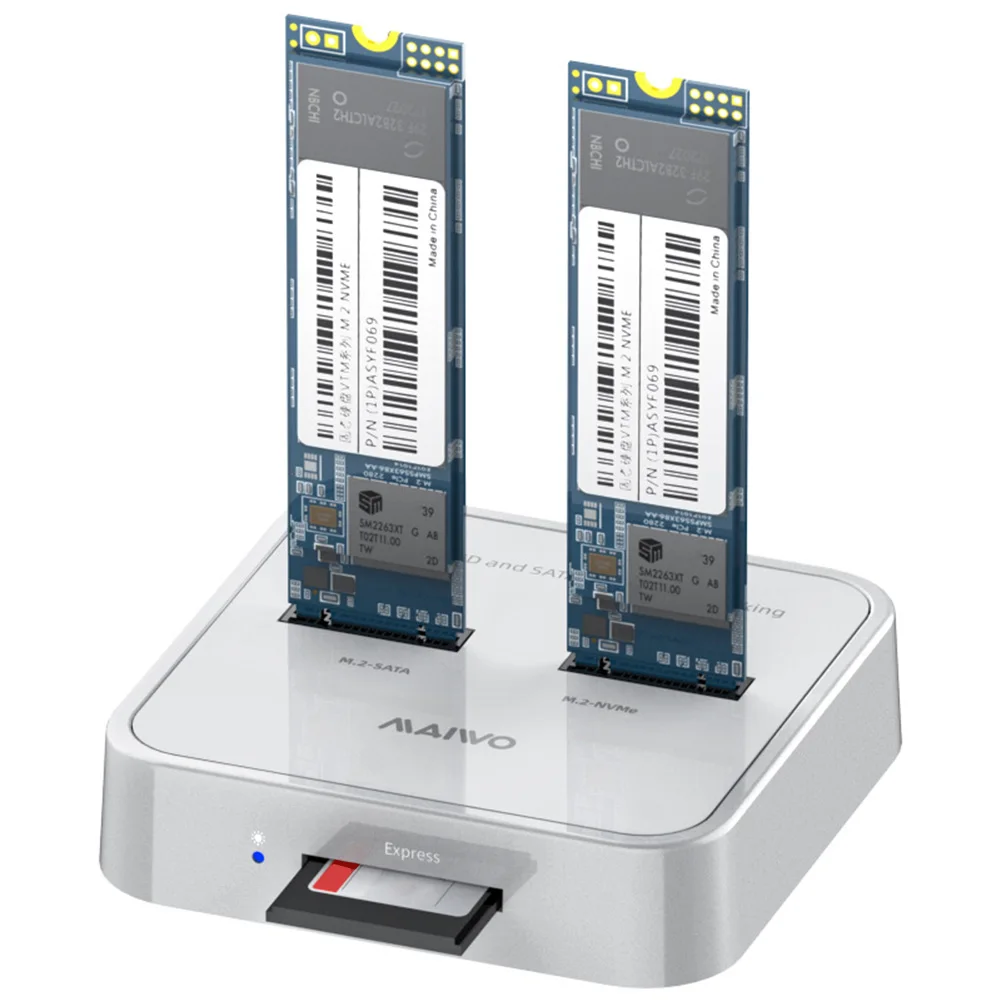 Для MAIWO K3016SD Dual-Bay M.2 SATA/NVMe SSD адаптер стыковочный 10 Гбит/с SD кардридер станция