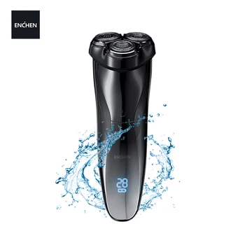 

Enchen 3D Men Electric Shaver Razor BlackStone3 IPX7 Waterproof Wet & Dry Dual Use LCD Electric Shaver USB Charging