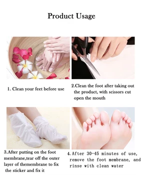 

Exfoliating Foot Patch for Legs Foot Mask Magic Skin Peeling Dead Skin Feet Mask Socks Sosu Socks for Pedicure Socks Cream Skin