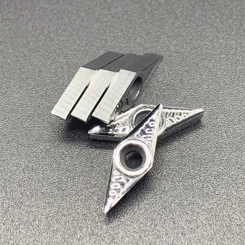 VCGT110302 VCGT110304 VCGT110308 AK H01 Aluminum Cutter Blade Insert Cutting Tools VCGT 110302 110304 110308 AL+TIN Lathe Tool