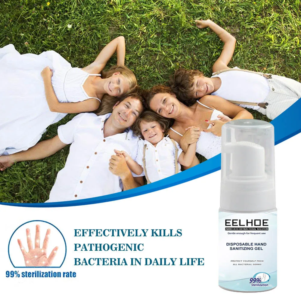 

30ml Disposable Sterilizing Gel Foam Bottle Amino Acid Bacteriostatic Antibacterial Hand Wash Gel Disposable Hand Sanitizer