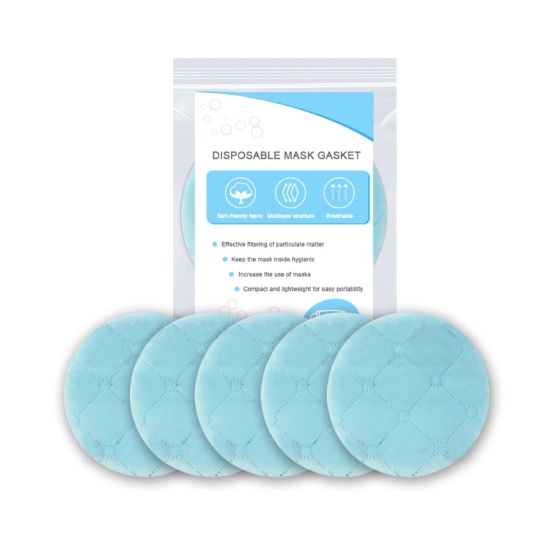 

5/10 Pcs Medical Disposable Non-woven Haze Facial Mask Pad PM2.5 N95 Face Mask Filter
