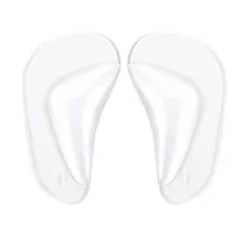 Women Soft Silicone Pairs Arch Support Insoles Arch Issues Arch Pad Relieve Pressure Feet Pain Plug-in insole support T4