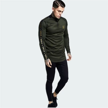 

Spain Shirts Men Sik Silk T Shirt Men Hip Hop Streetwear Silk Silk Gyms Man's Shirt Fitness Sweatshirt Siksilk Male T-shirt