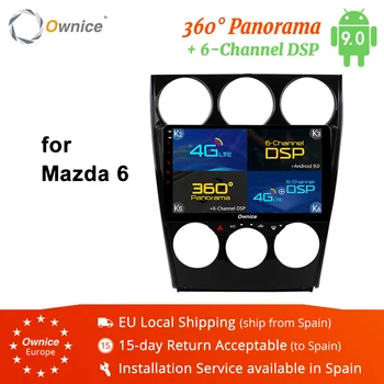 

Ownice K1 K2 K3 K5 K6 8 Core Android 8.1 2DIN Car DVD GPS For Mazda 6 2006 - 2015 Car Auto radio Player 360 panorama DSP 4G LTE