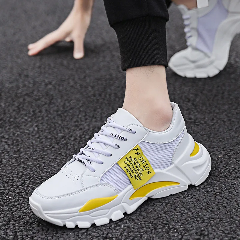 

MEN'S SHOES Summer Breathable New Style Shoe Trendy Shoes Versatile MEN'S Casual Shoes Athletic Shoes Sneakers Teenager White Sh