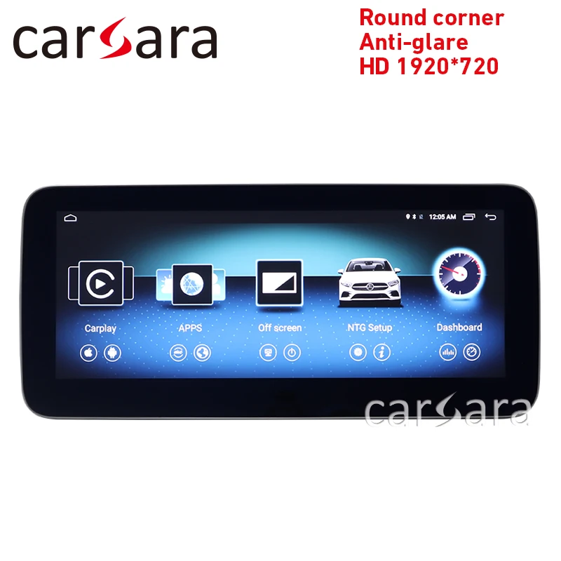  Android multimedia player B Class W246 round corner HD 1920 anti-glare touch screen 10.25