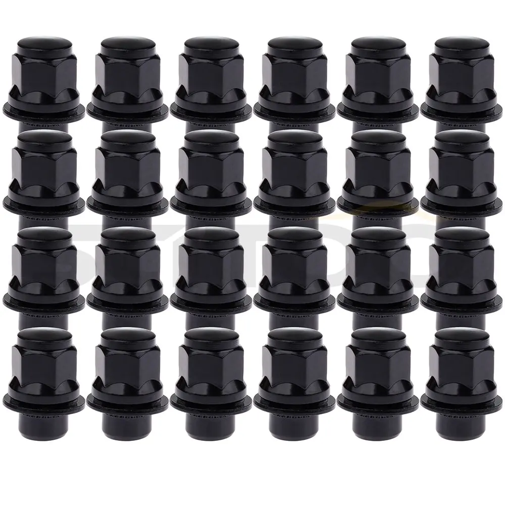 Scitoo Car Parts 24 x 12 x 1.5 Black Lug Nut For Toyota For Corolla