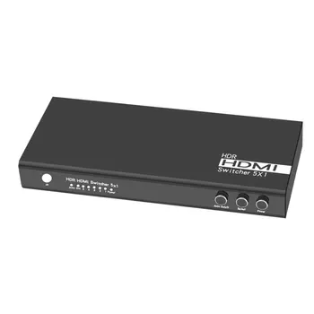 

Hdmi Switch 2.0 Five In And One Out Five In One 5X1 4K/60Hz Switcher With Automatic Switching Support Remote Wakeup