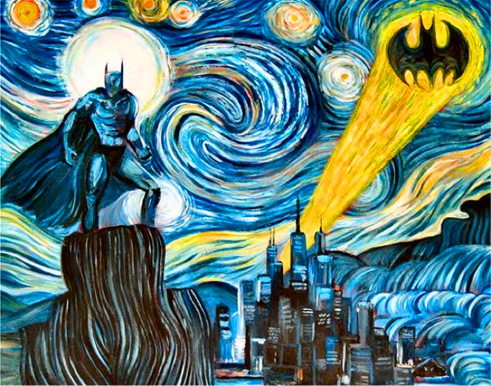 

Innovation abstract Theme DIY Oil Painting Paint by Numbers with 4050 Colorful Canvas and Inner frame for kill time and bored