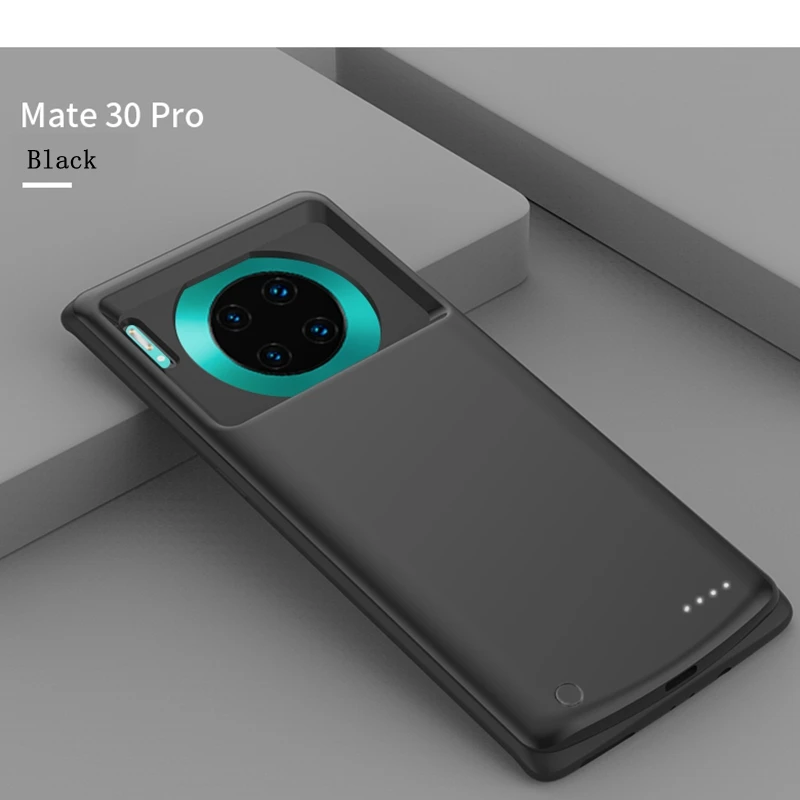 Чехол для аккумулятора power Bank для huawei mate 30 Pro mate 30 Чехол для зарядки аккумулятора - Цвет: Mate 30 pro Black