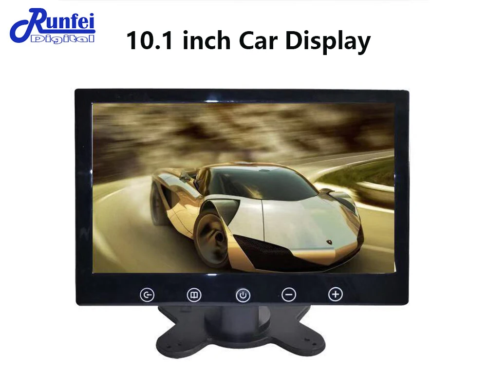 10 1 inch Car Display AV Car Monitor Portable Display support PAL NTSC Video Input 16
