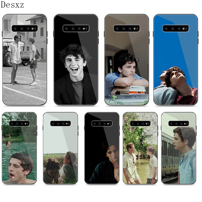 

Case Glass For Samsung A40 A50 A10 A20 A30 A60 A70 S10 S7 Edge S8 S9 Plus Note 8 9 Cover Call Me By Your Name