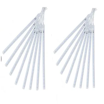 

Snow Fall LED Lights Blue Lighting Christmas Trees Strip Lamp Outdoor Decor