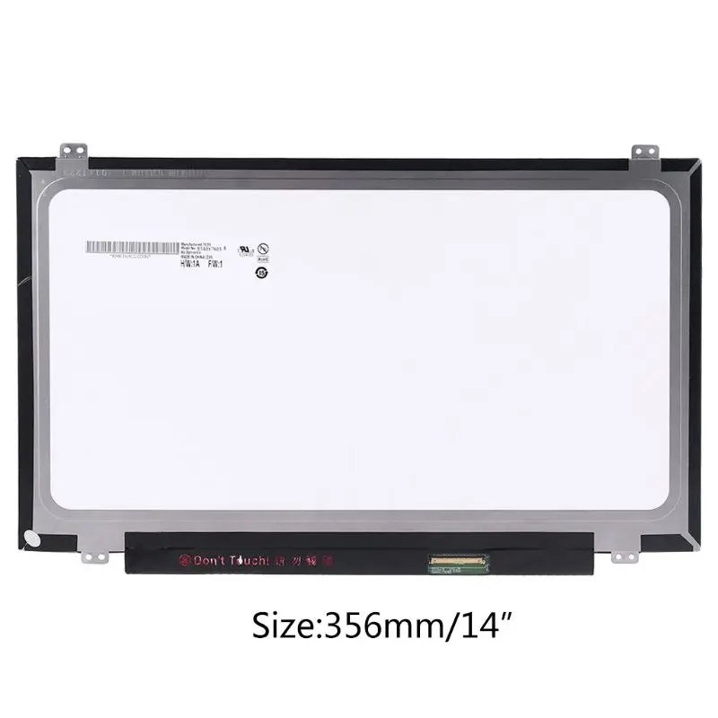 

14 In 40 Pin Laptop Screen for B140XTN03.6 N140BGE-LB2 LP140WH2 TLS1 N140B6-L06