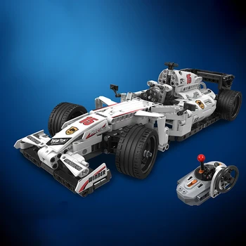 

729Pcs 1:12 2.4G RC F1 Racing Car Building Block Formula Car MOC Bricks Toy