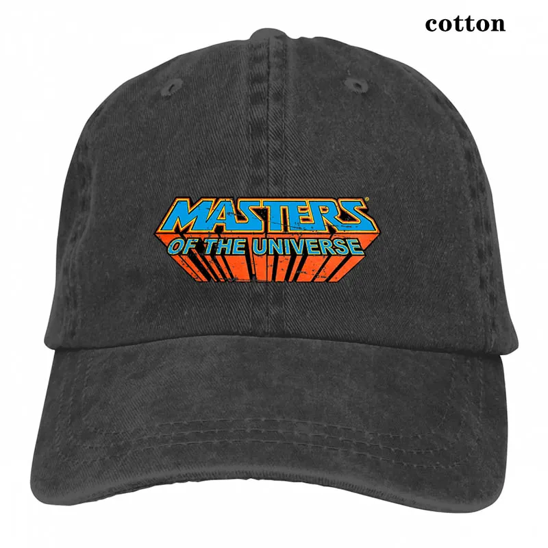 Masters Of The Universe, S-XXL бейсболка с вымытыми логотипами, мужская и женская бейсболка, модная Регулируемая Кепка - Цвет: 3-Black