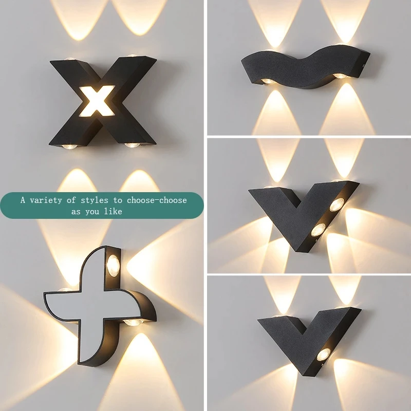 IP65 outdoor waterproof wall light 220V 4W/6W/7W LED light villa park courtyard porch sconce decorative lighting wall light led wall lamp led light
