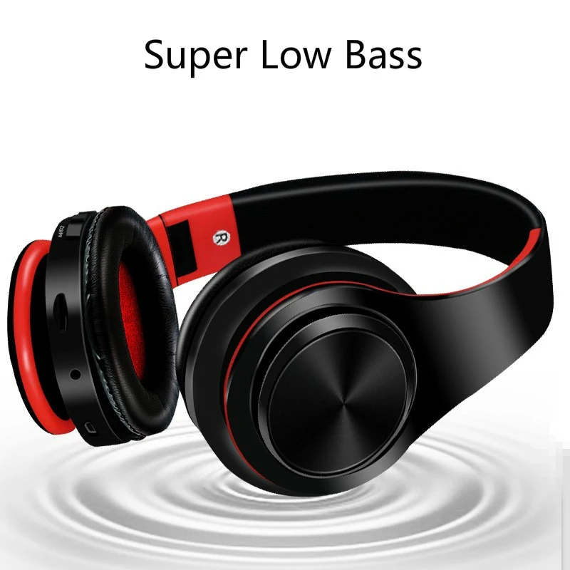 

HIFI stereo earphones bluetooth headphone music headset FM and support SD card with mic For xiaomi For iphone sumsamg tablet