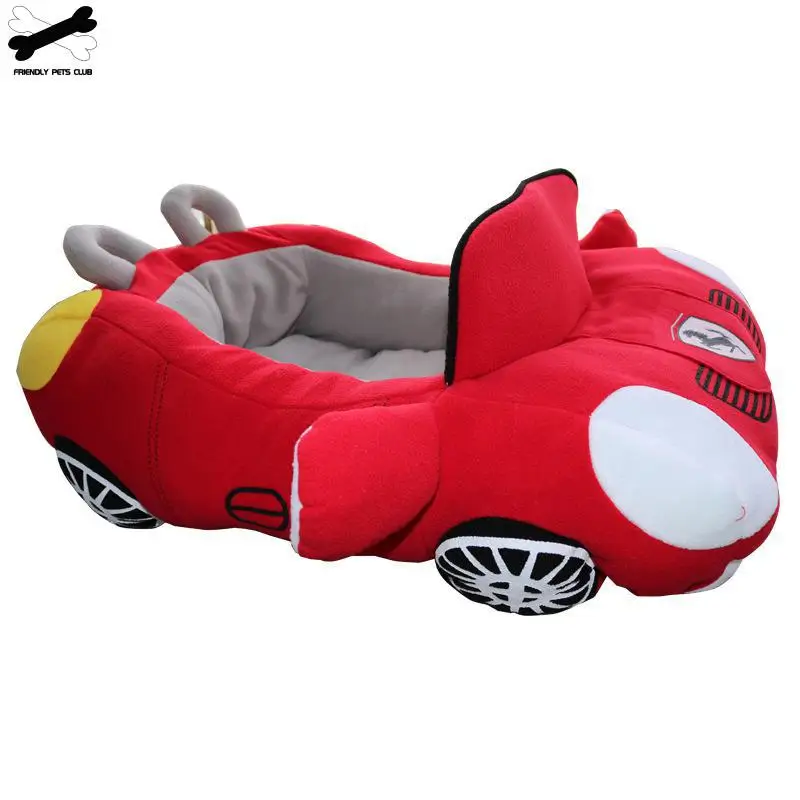 

Cartoon Pet Bed Sports Car Pet Products For Small Meduim Dog Warm Luxury Puppy Bed Washable Soft Cama Gato Christmas Gift