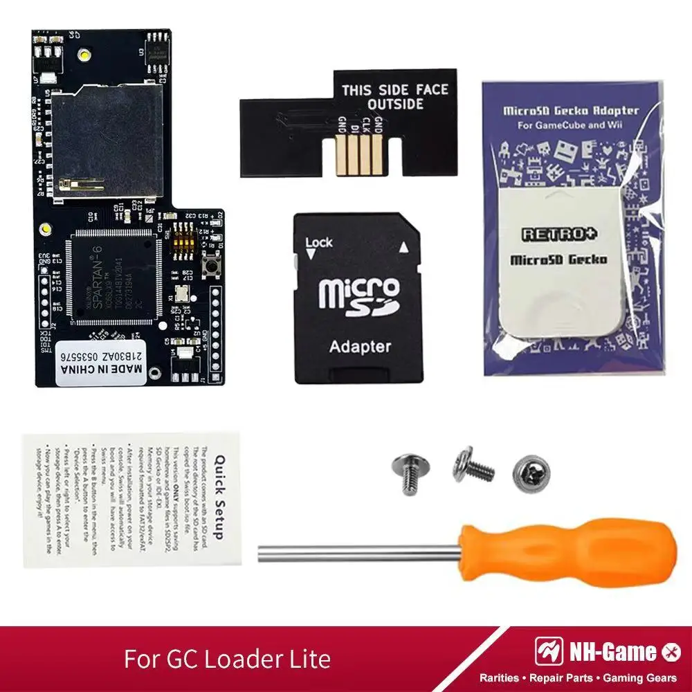 Сменный Адаптер для GC Loader Lite SD2SP2 кардридер TF NGC мини-DVD-привода GameCube Micro SD Gecko |