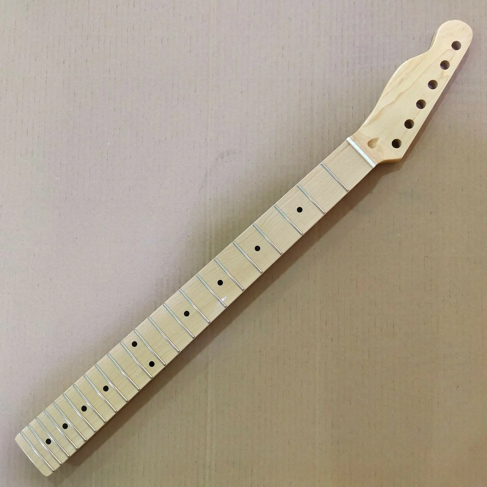 Reverse head 22 frets Maple Electric Guitar Neck replacement Fingerboard gloss | Спорт и развлечения