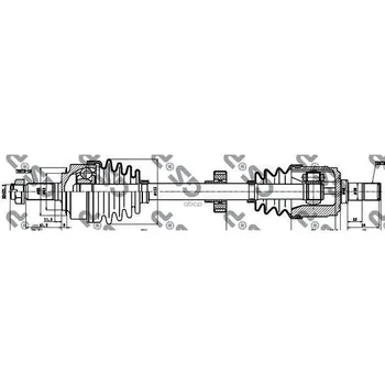 

Drive Assembly Honda Accord VII (CL CN) GSP art. 223026