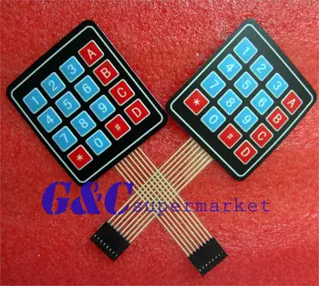 

10pcs 4 x 4 Matrix Array 16 Key Membrane Switch Keypad Keyboard diy electronics