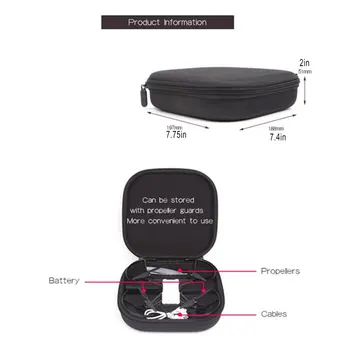 

Drone Parts Storage Bag Convenient Portable Storage Bag Waterproof Suitcase Shape Bag Protective Box