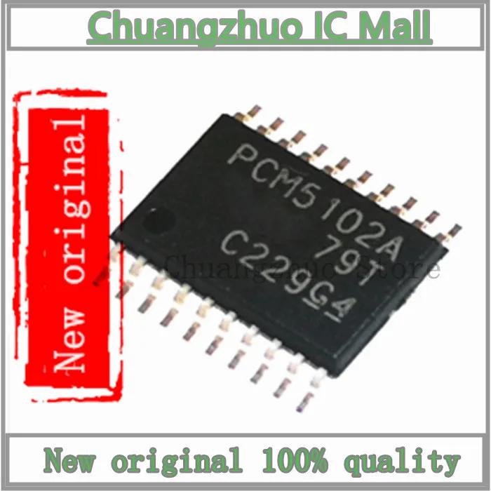 1 unids/lote nuevo original PCM5102APWR PCM5102A TSSOP-28 IC Chip