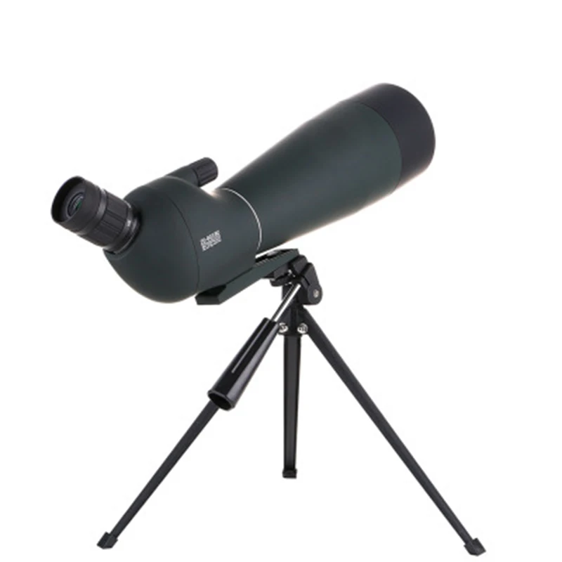 20 60x80 Spotting Scope Dual Speed Focus Telescope Zoom FMC Lens Coating for Target Shooting