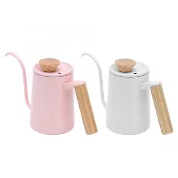 

650ml Household 304 Stainless Steel Coffee Pot Hand Coffee Long Spout Kettle Coffee Tools kitchen accessories