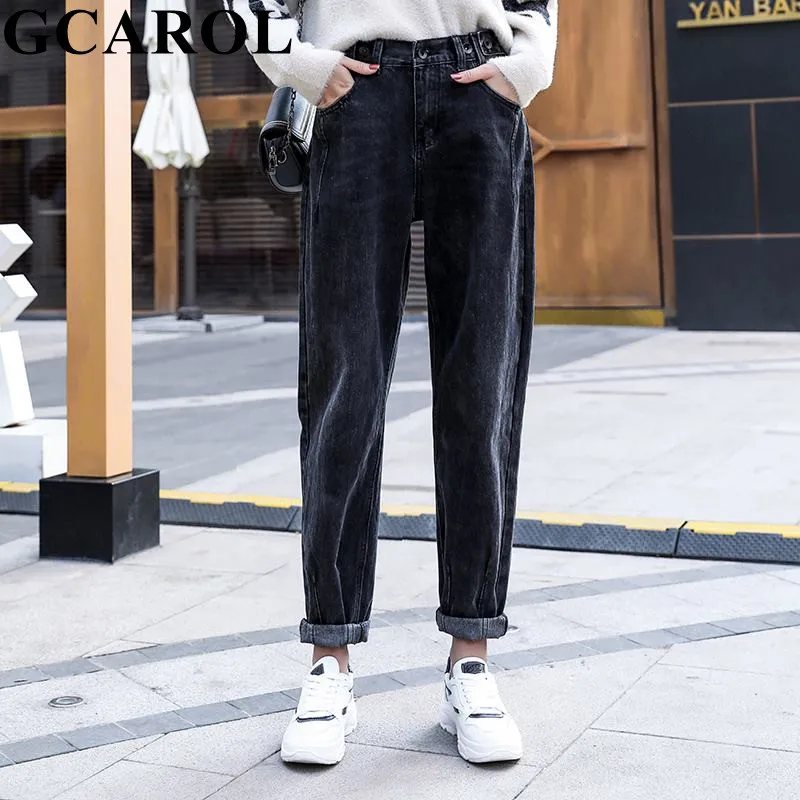 GCAROL New Women High Elastic Waisted Harem Pants With Belt Retro Old Style Fall Winter Ankle Length Pants Plus Size Trousers GCAROL New Women High Elastic Waisted Harem Pants With Belt Retro Old Style Fall Winter Ankle Length Pants Plus Size Trousers