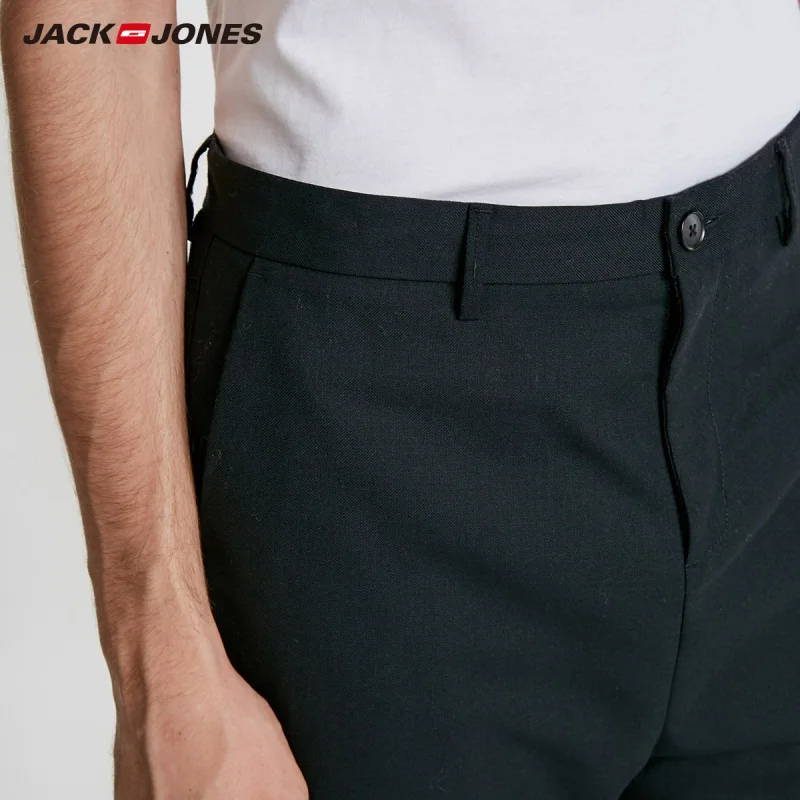 JackJones мужские Умные повседневные шерстяные брюки 218314558