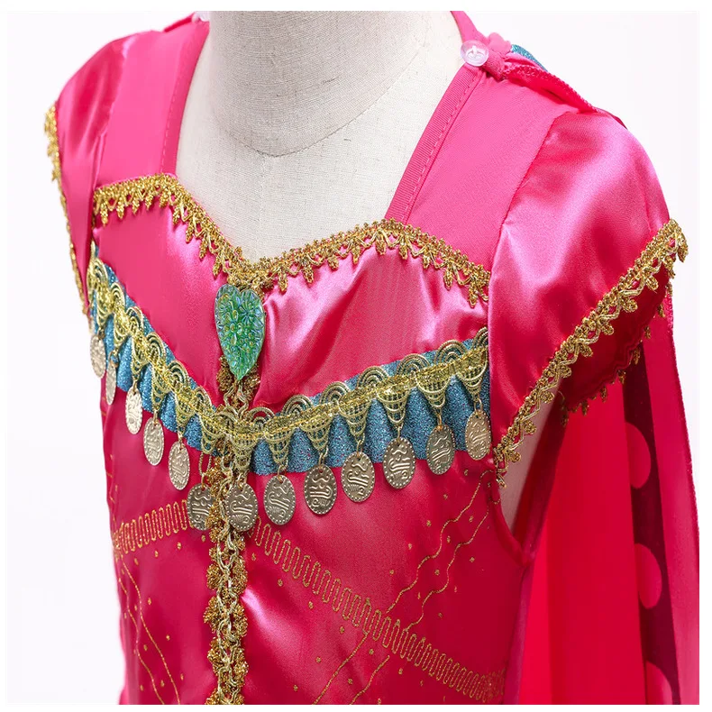 smocked baby dresses Christmas Halloween Party Girls Fancy Aladdin Dress Jasmine Princess Cosplay Costume Kids Summer Red Arab Traditional Clothing beautiful baby dresses